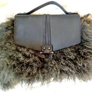 Pour La Victoire Marseille fur satchel bag